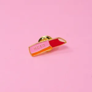HCXO Lipstick Enamel Pin