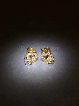 Heart & Star Diamond Earrings