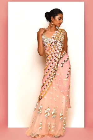HEART CONFETTI'S  SARI