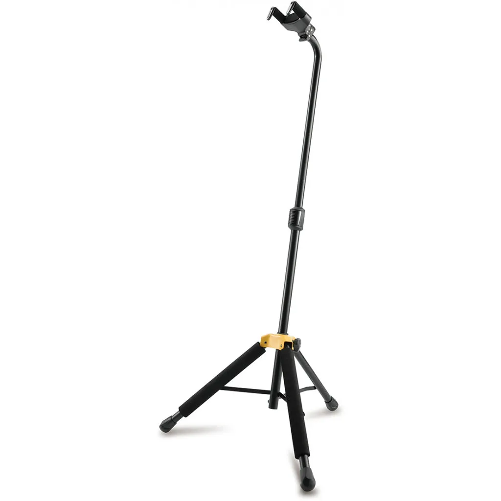 Hercules 05/GS414BPLUS Auto Grab Single Guitar Stand with Leg Rest