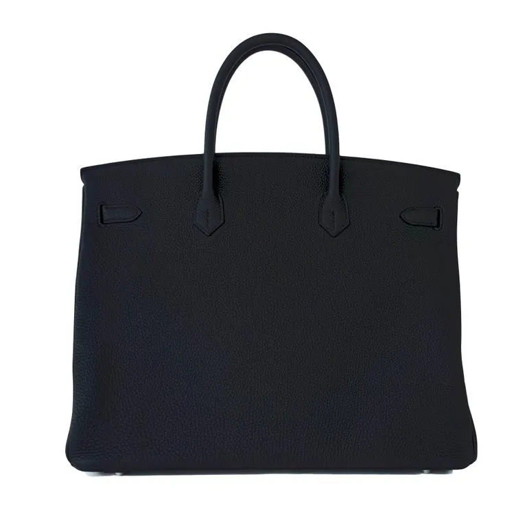Hermes Black Birkin 40cm Togo Palladium Hardware