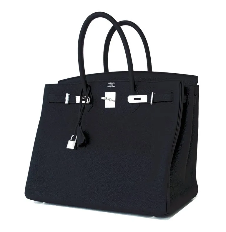 Hermes Black Birkin 40cm Togo Palladium Hardware