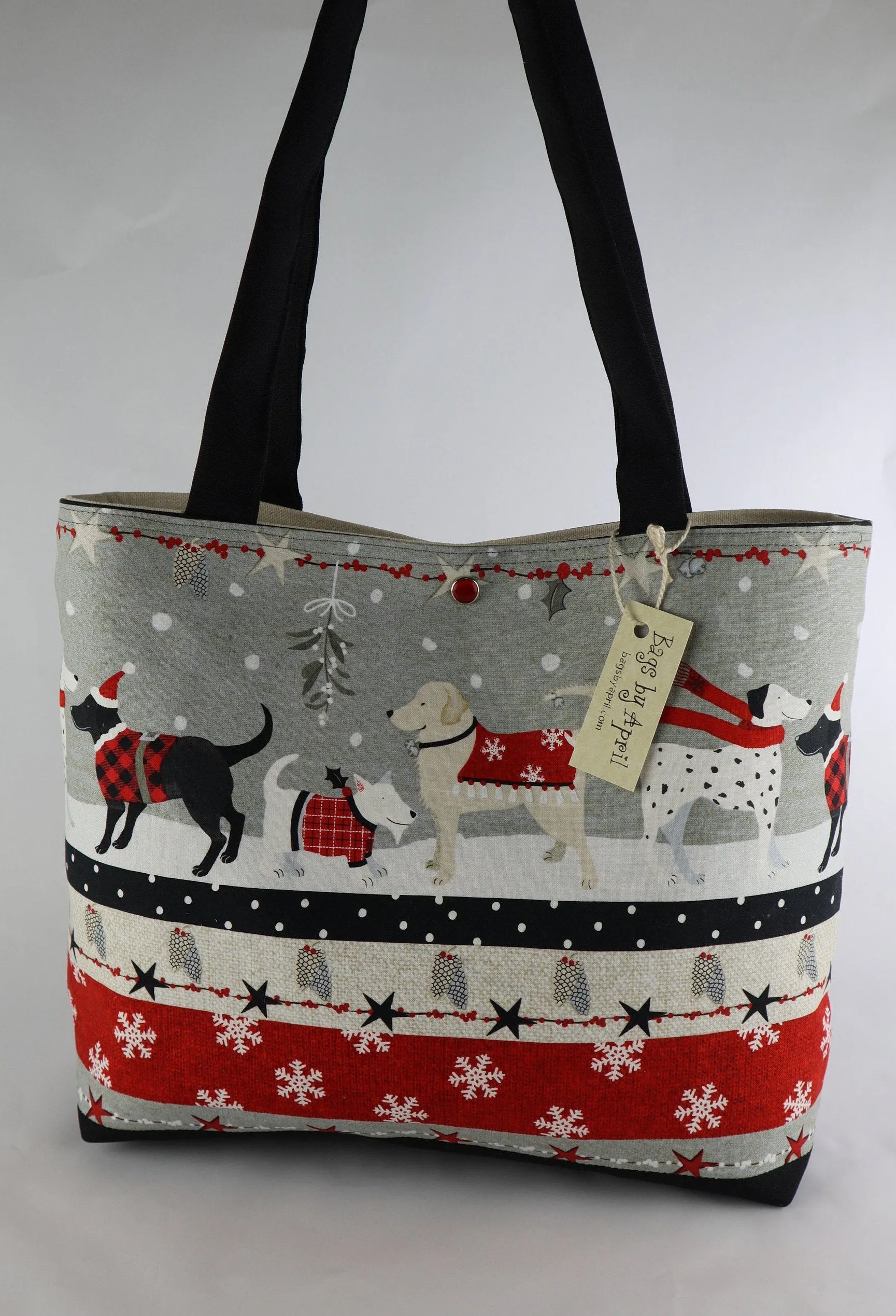 Holiday Dogs Shoulder Bag Purse