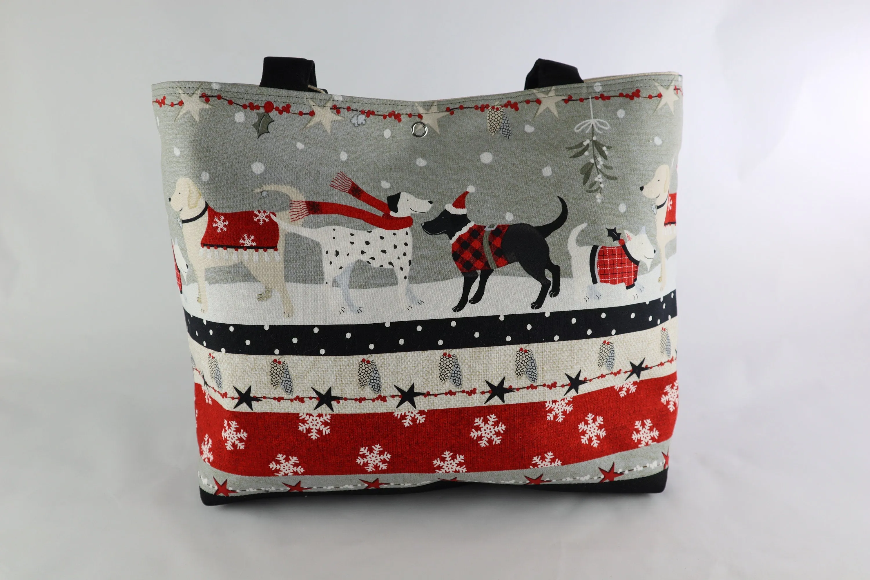 Holiday Dogs Shoulder Bag Purse
