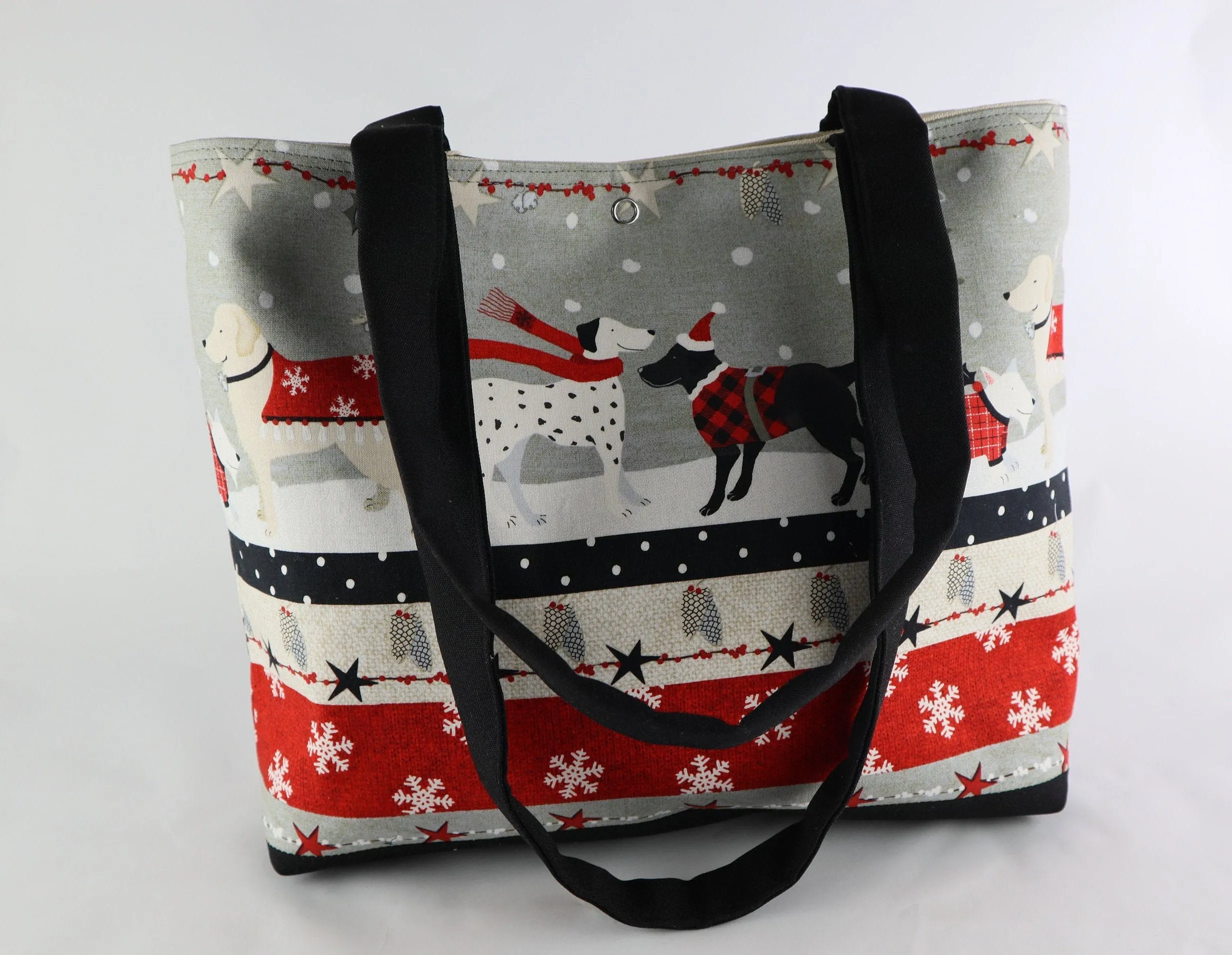 Holiday Dogs Shoulder Bag Purse