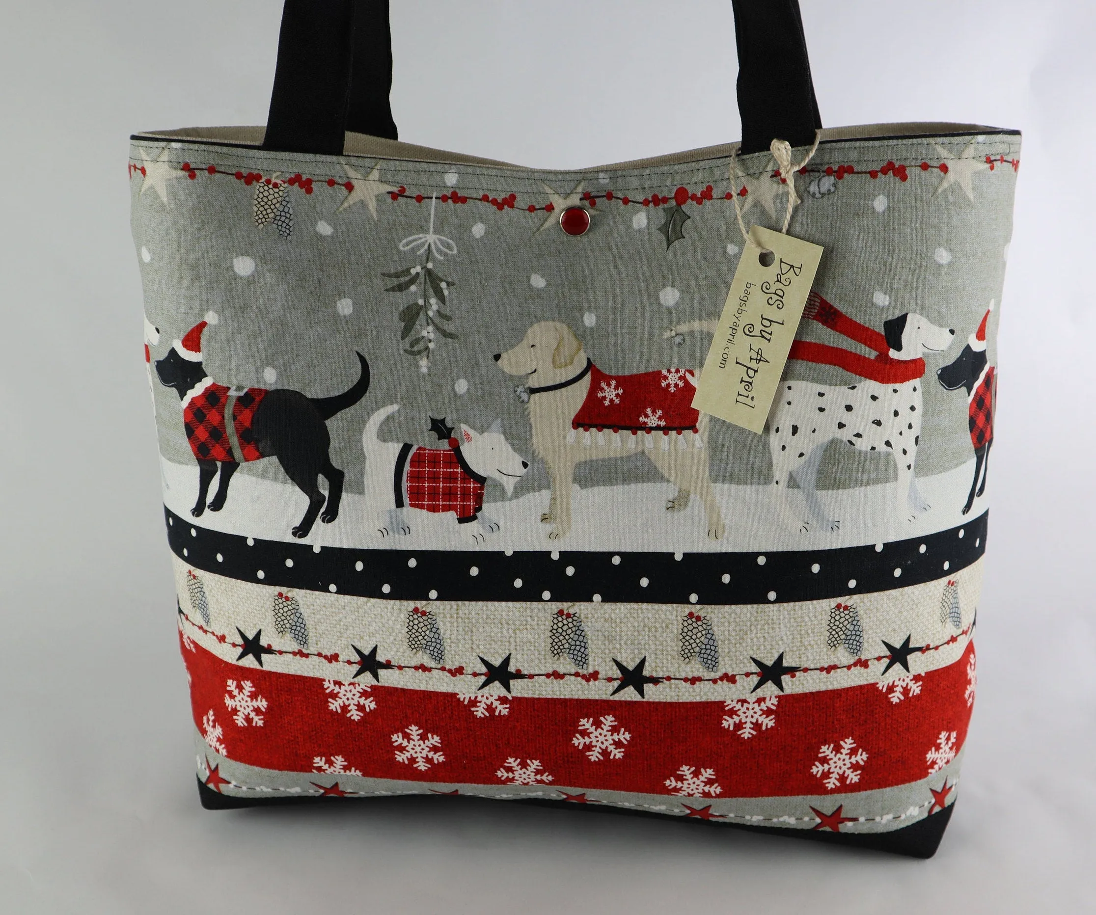 Holiday Dogs Shoulder Bag Purse