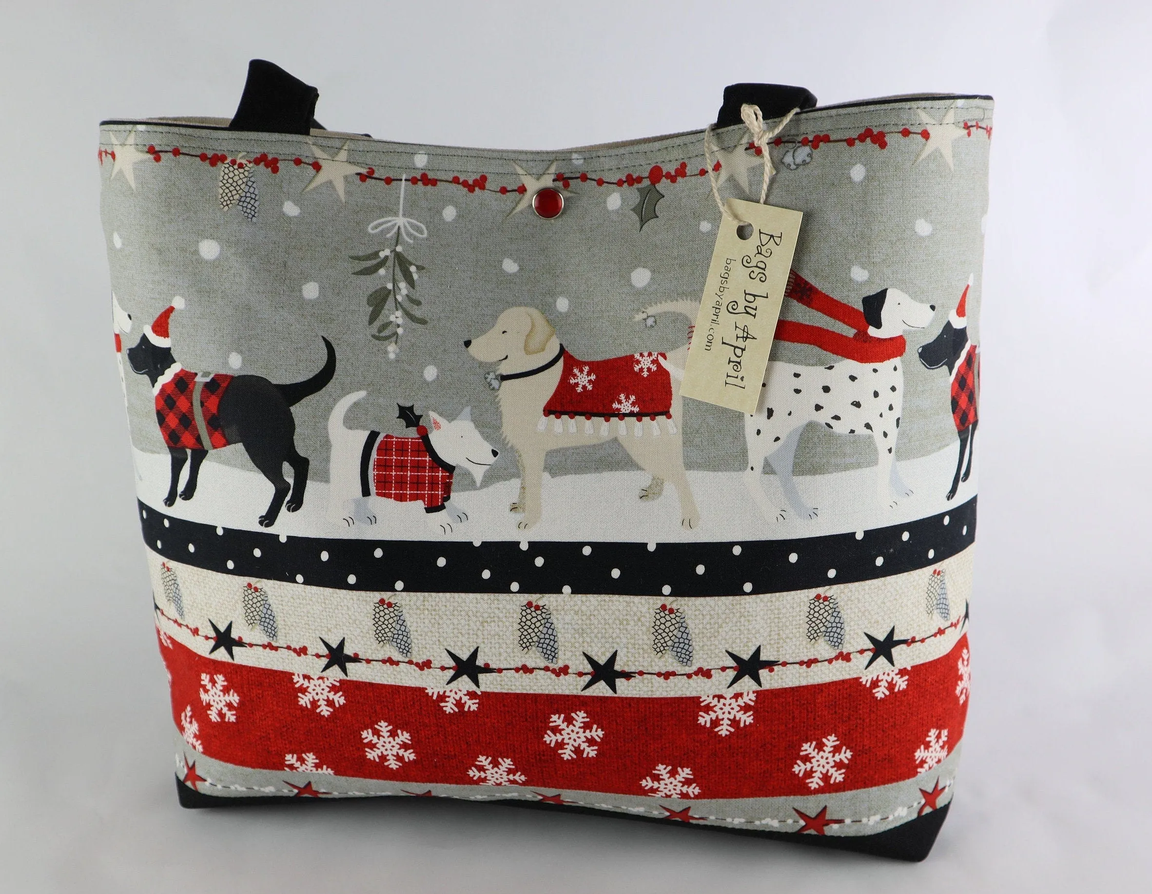 Holiday Dogs Shoulder Bag Purse