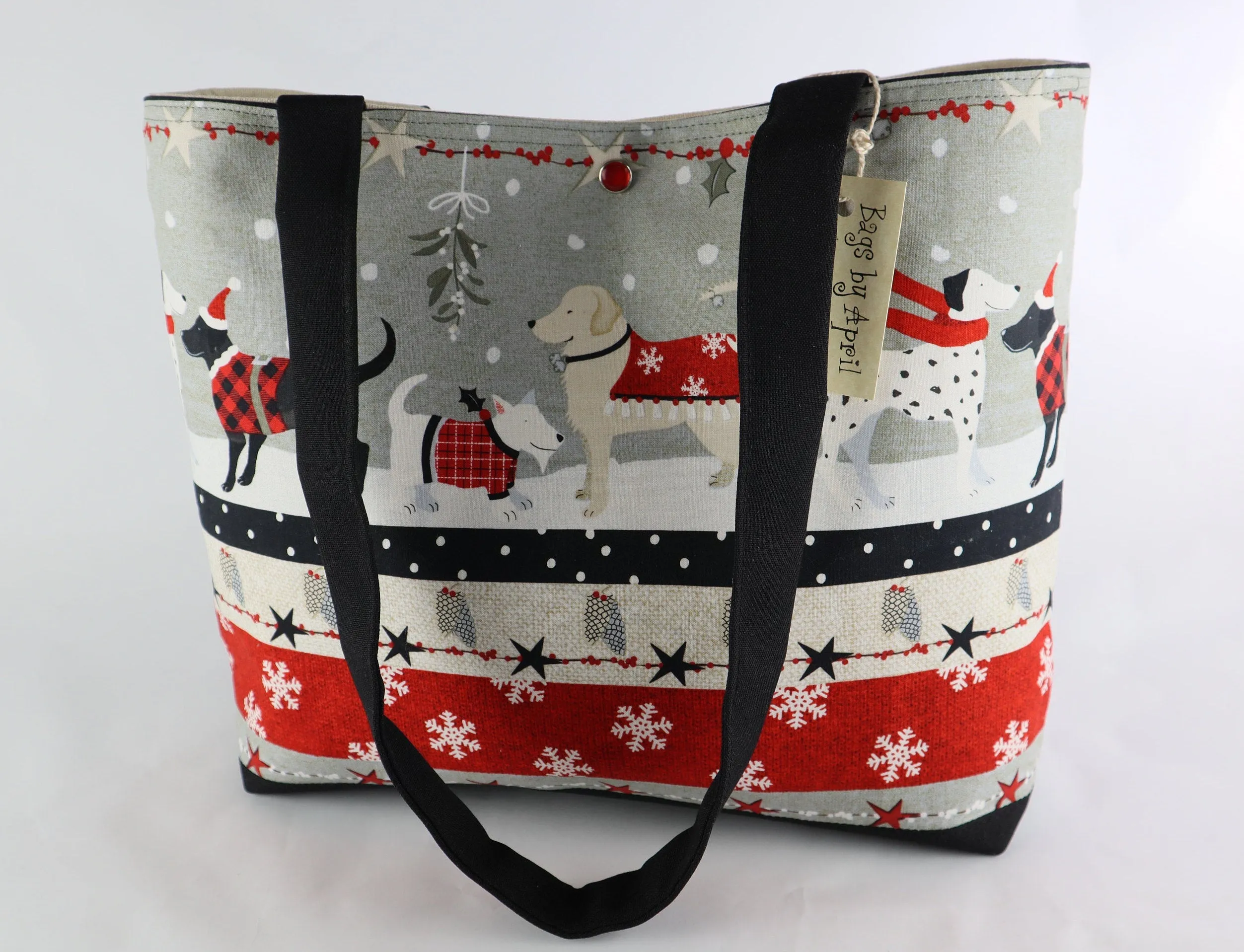 Holiday Dogs Shoulder Bag Purse
