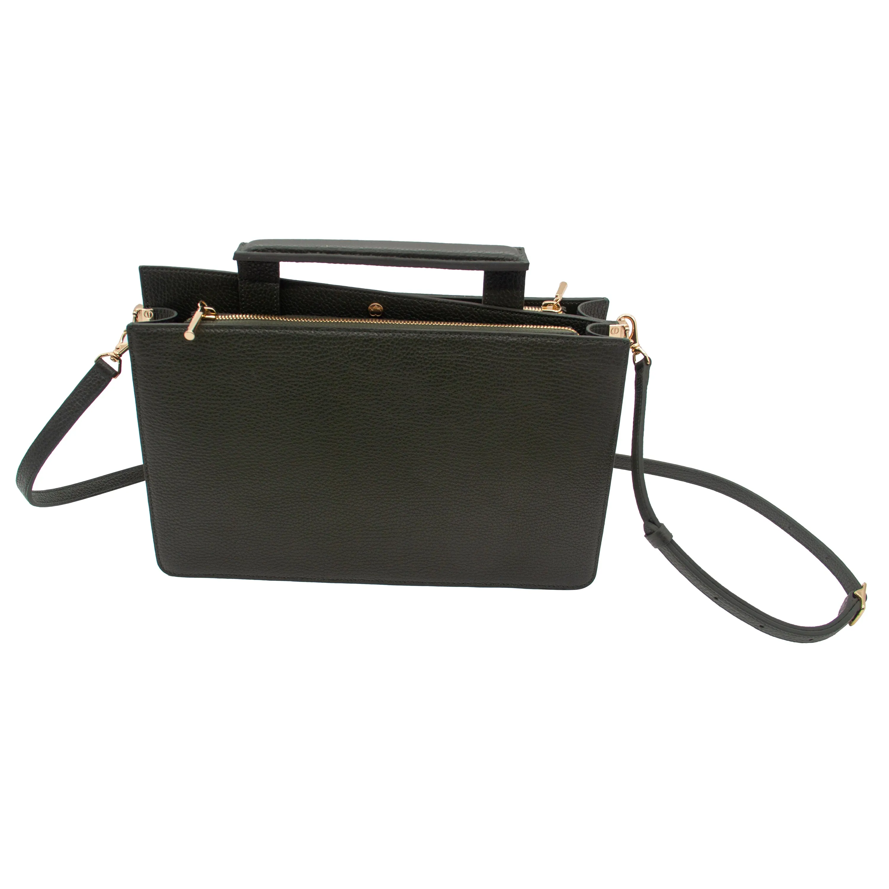 Hunter Green Dover Top Handle Bag