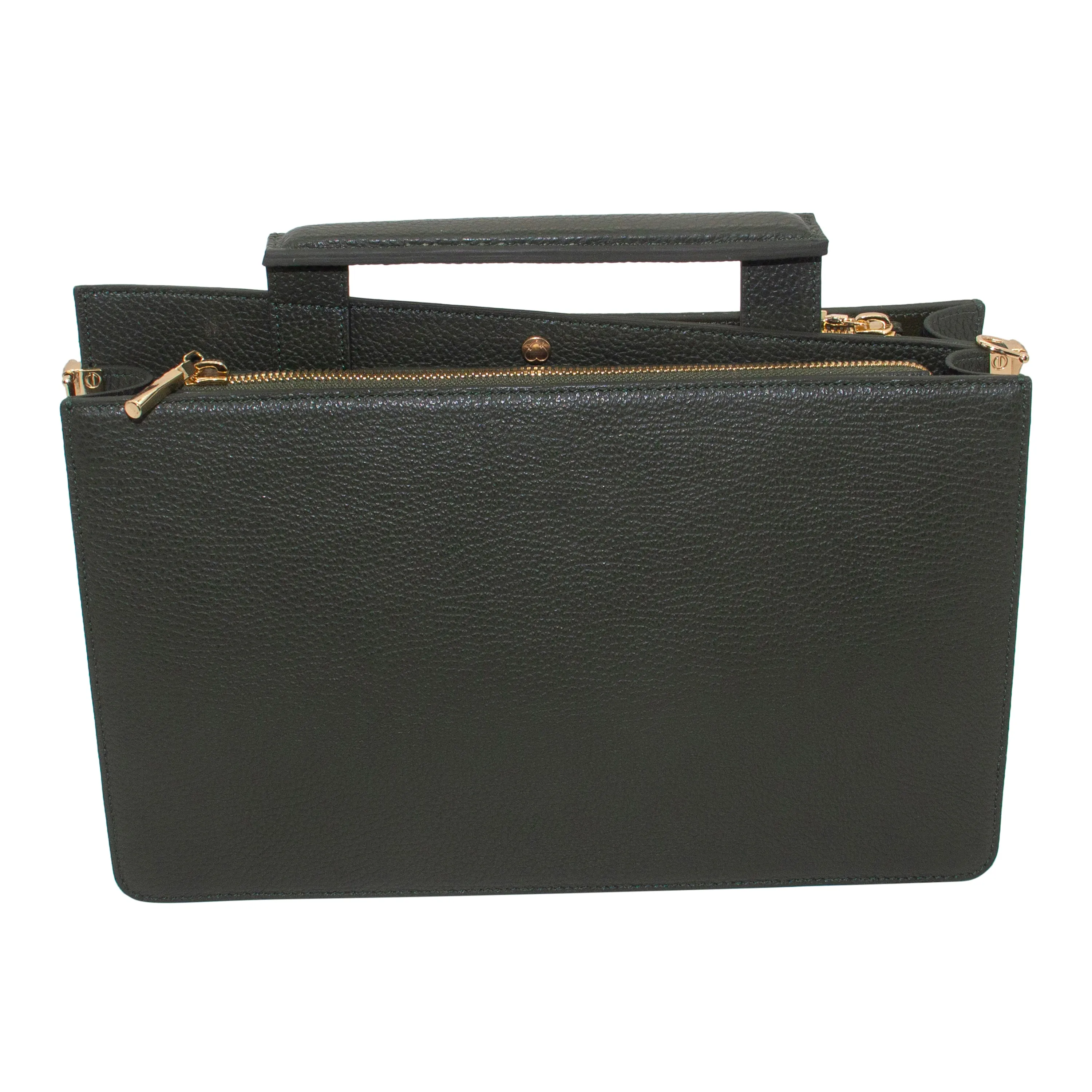 Hunter Green Dover Top Handle Bag