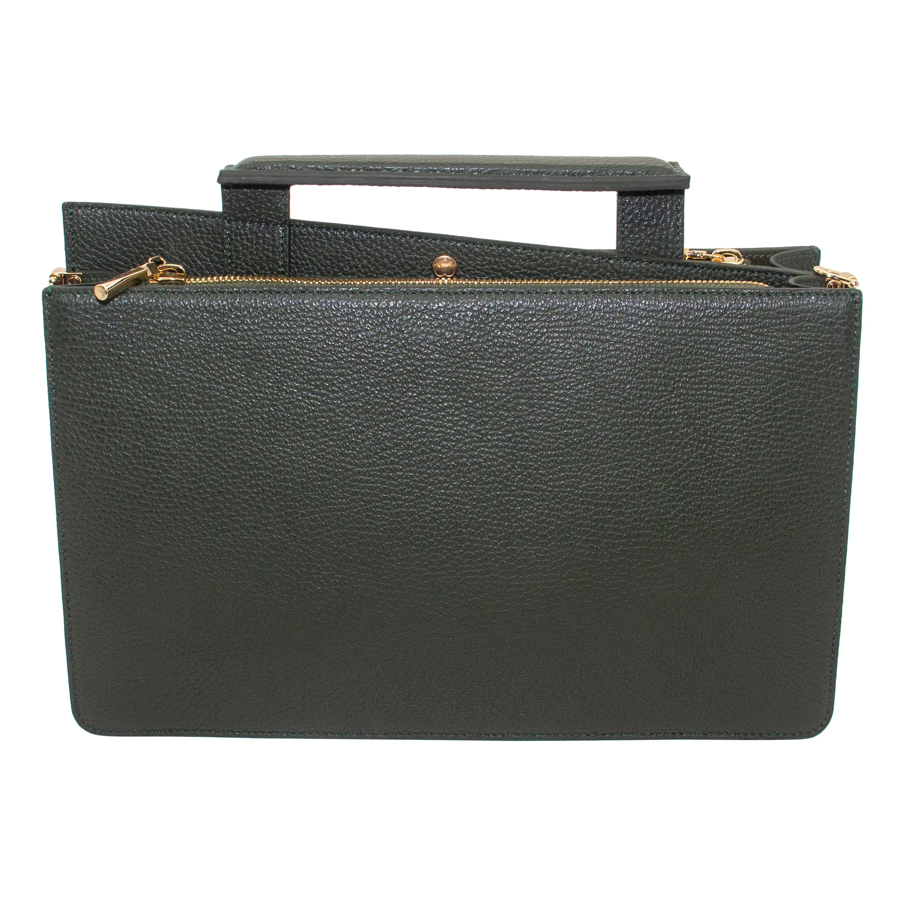 Hunter Green Dover Top Handle Bag