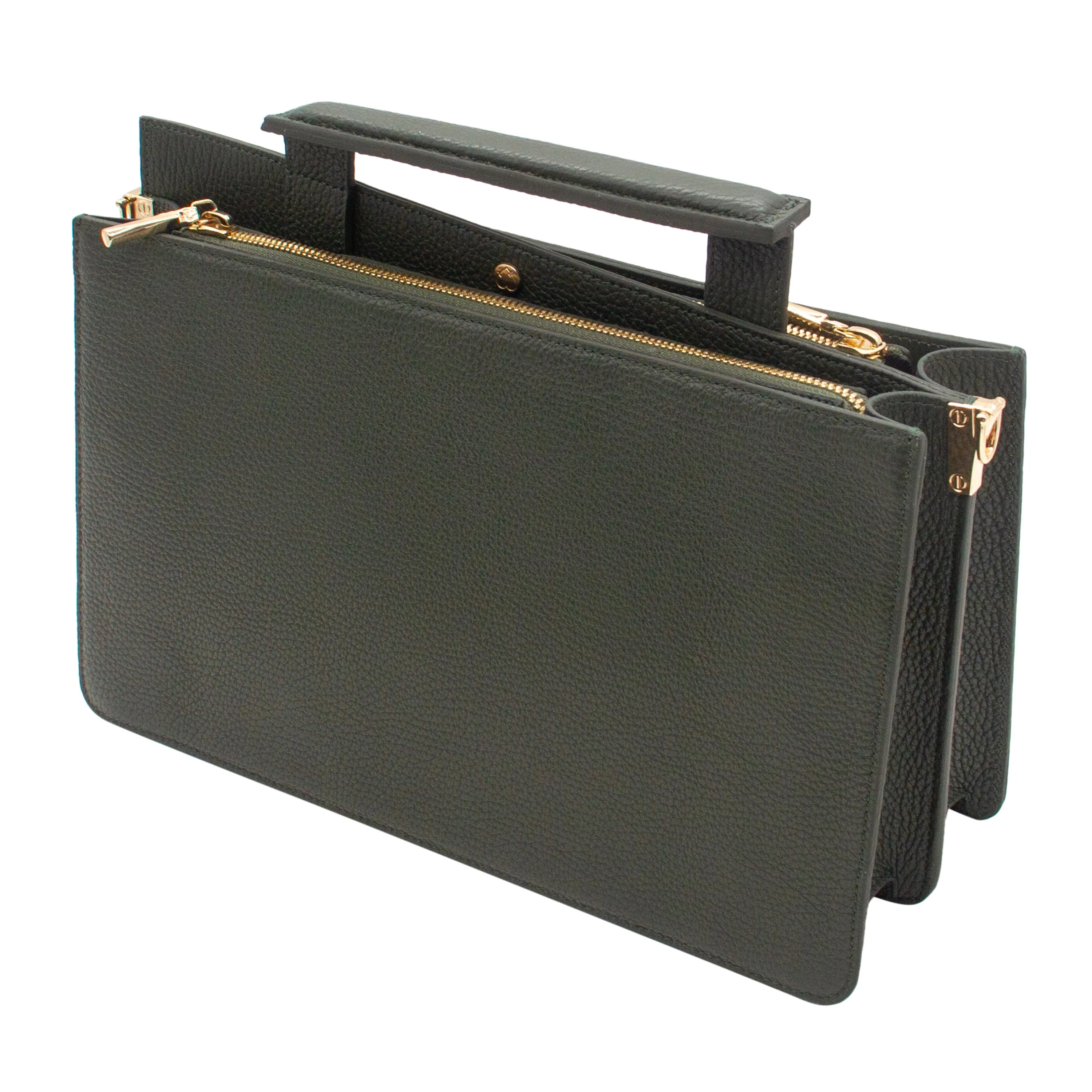 Hunter Green Dover Top Handle Bag