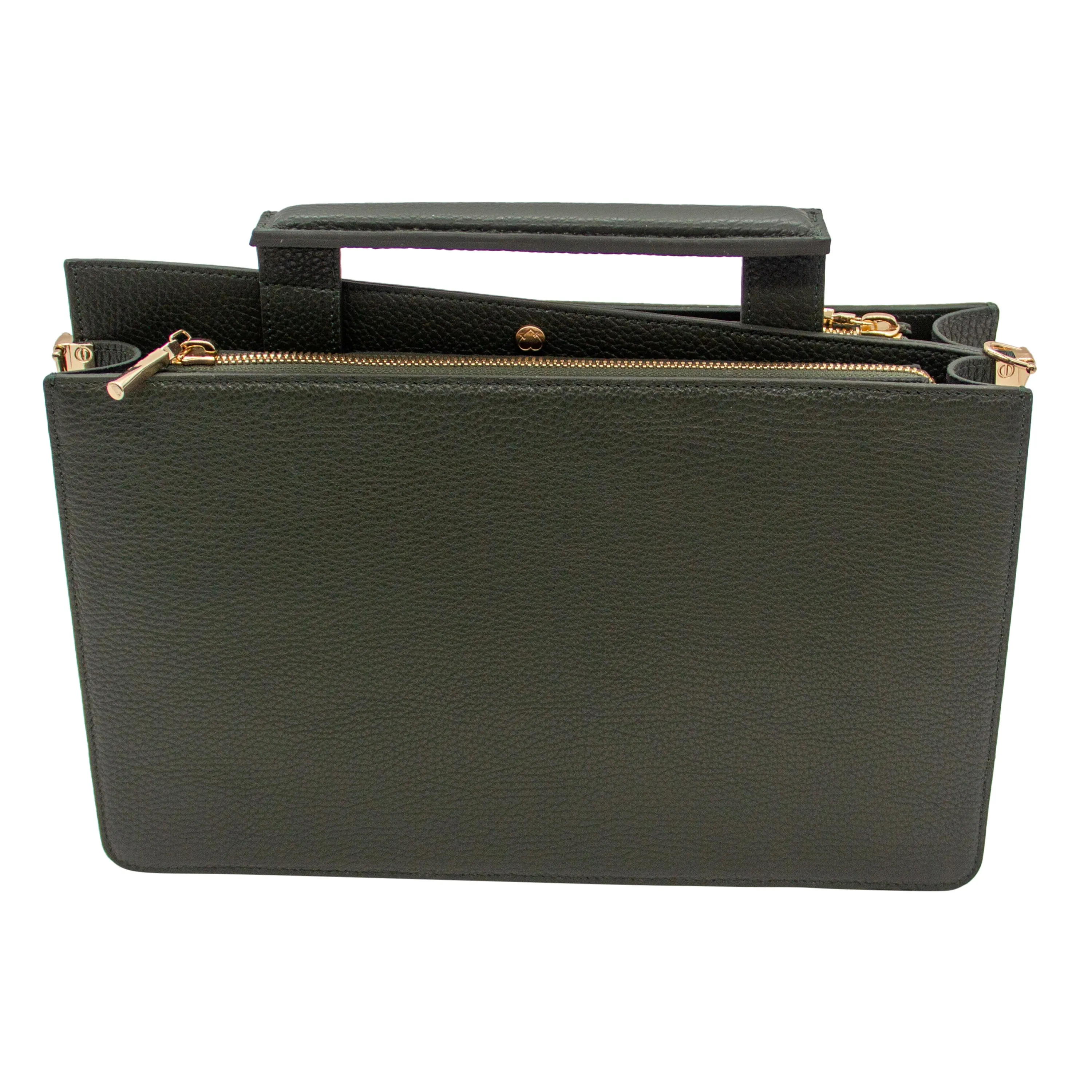 Hunter Green Dover Top Handle Bag