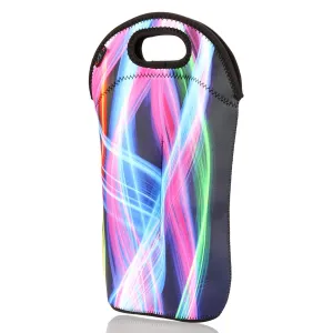 iColor insulated Wine bag tote Holder Covers for Champagne,Wine,Beer Bottles,Sodas,Sports Water Bottles,Baby Bottles,Make of thick Neoprene,Zipper Closure,Machine-Washable Wine bag-8