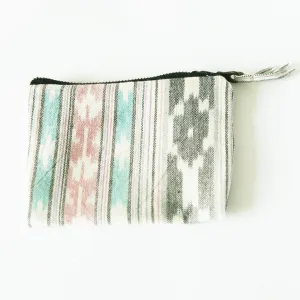 Ikat Zipper Pouch Coin Purse - Wallet