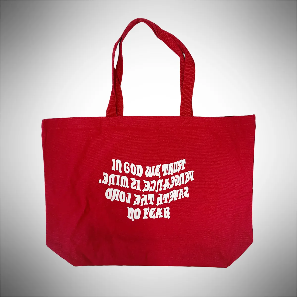 Indian Larry Red   White Tote Bag