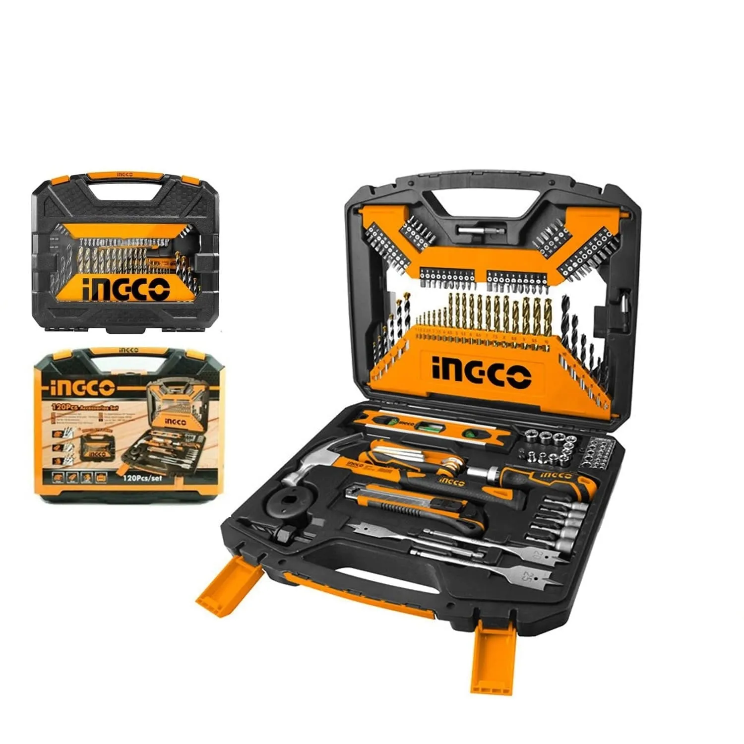 Ingco 120-Piece Drill Bits & Accessories Set  – HKTAC011201