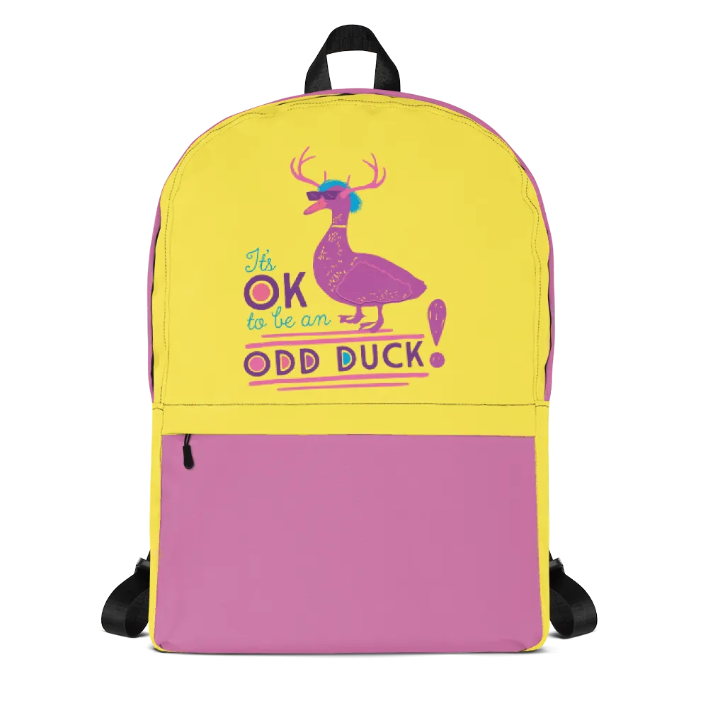 It's OK to be an Odd Duck! Backpack