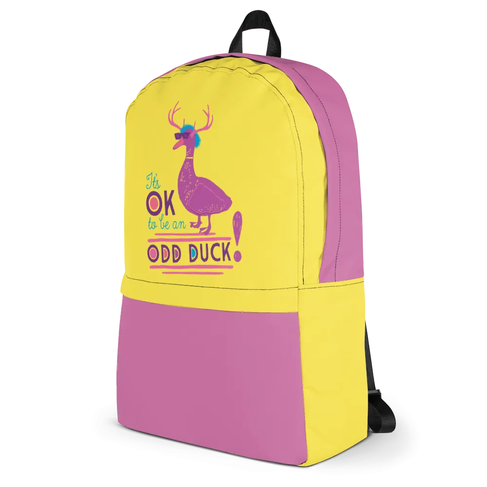 It's OK to be an Odd Duck! Backpack