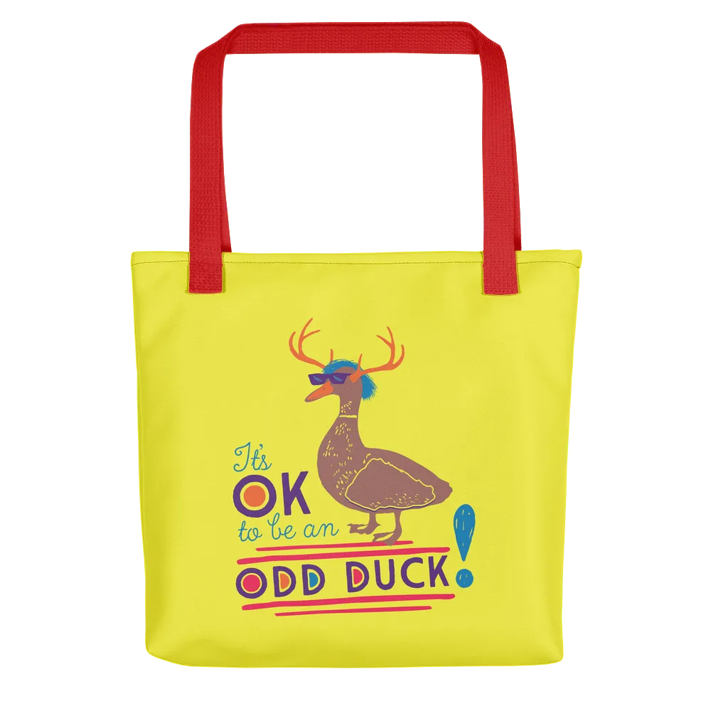 It's OK to be an Odd Duck! Tote Bag (Men's Colors)