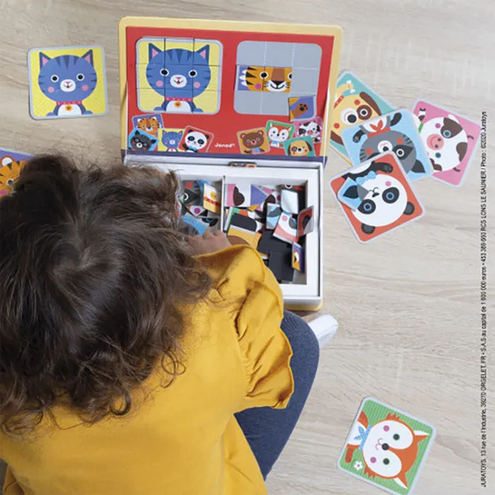 Janod Magneti'Book Mix & Match Animals