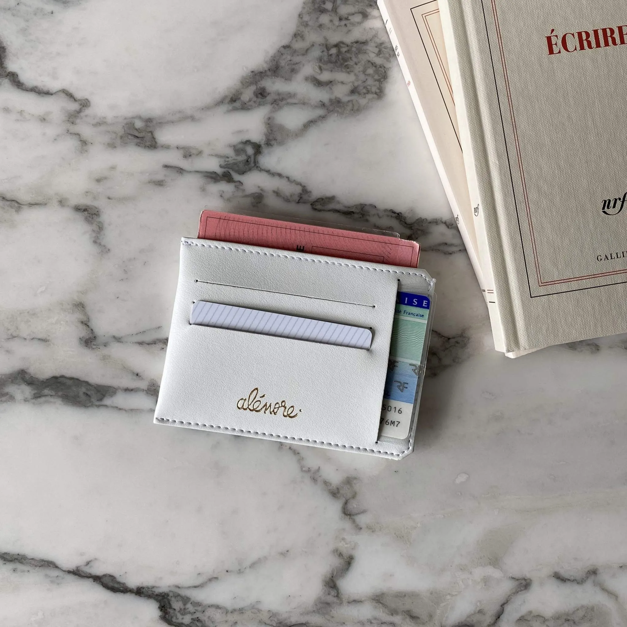 Jasmin Vegan Apple Leather Compact Wallet | Bordeaux
