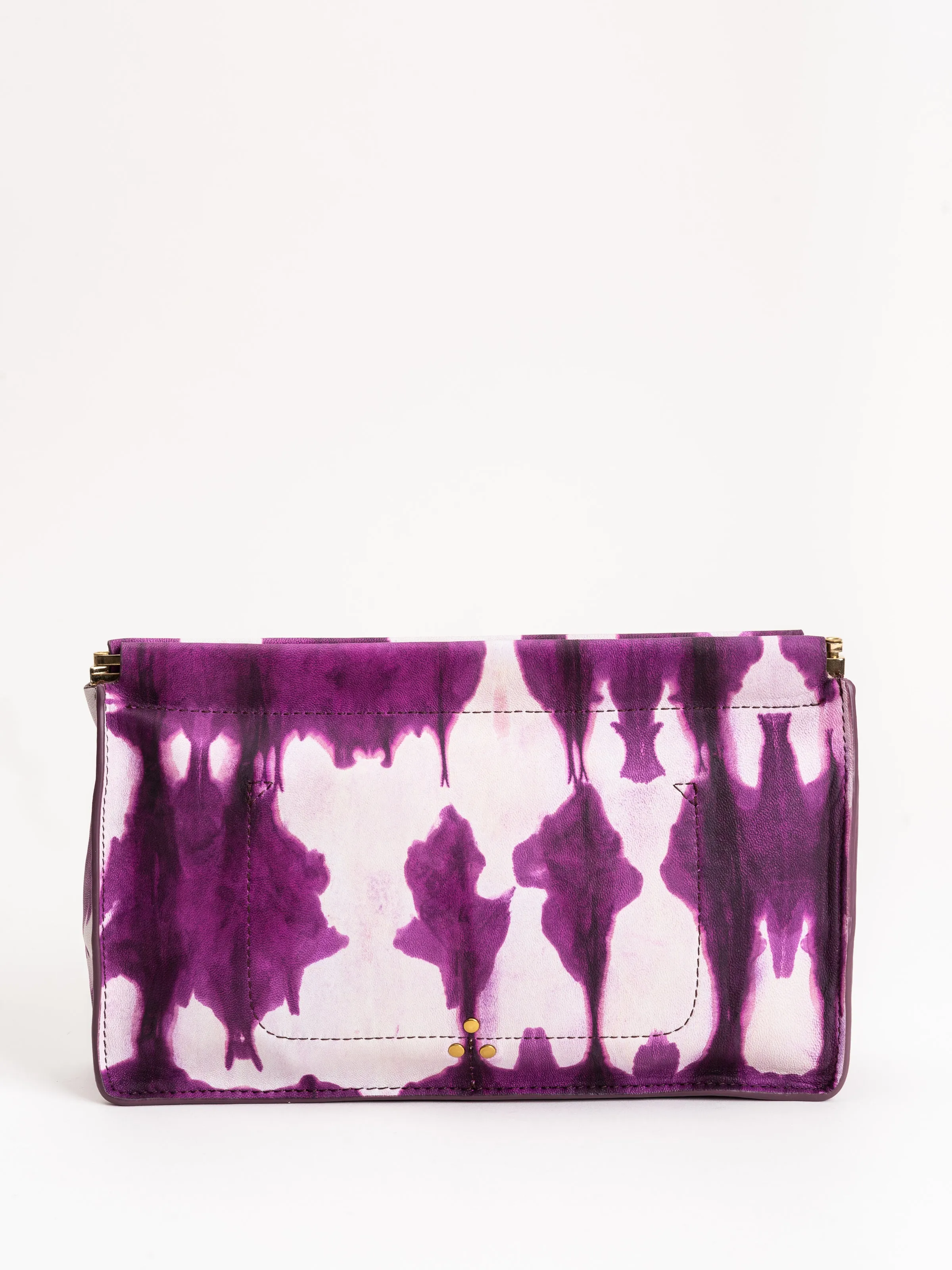 jerome dreyfuss clic  clac m lambskin clutch