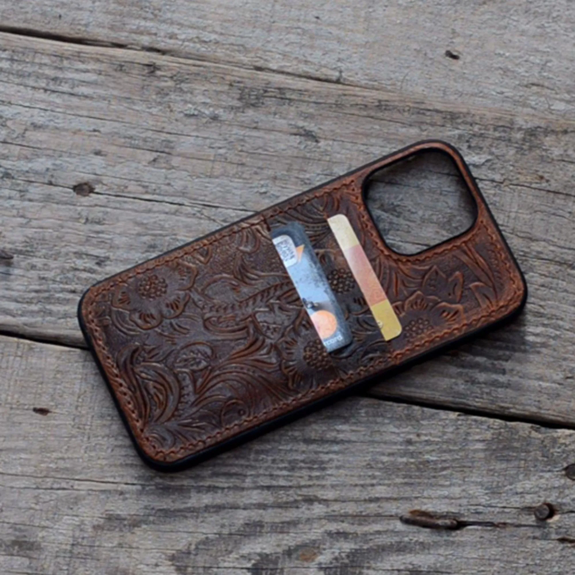 JJNUSA Genuine leather Case for Iphone 14 pro max /  14 plus / 14 pro / 14  Wallet Back Cover case