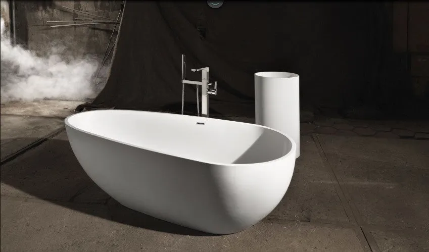 Jolanda Classic Egg-shaped Stone Bath - 1500mm - ST03