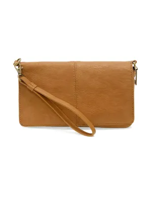 Joy Susan : Everly Organizer Flap Crossbody - Mid Tan
