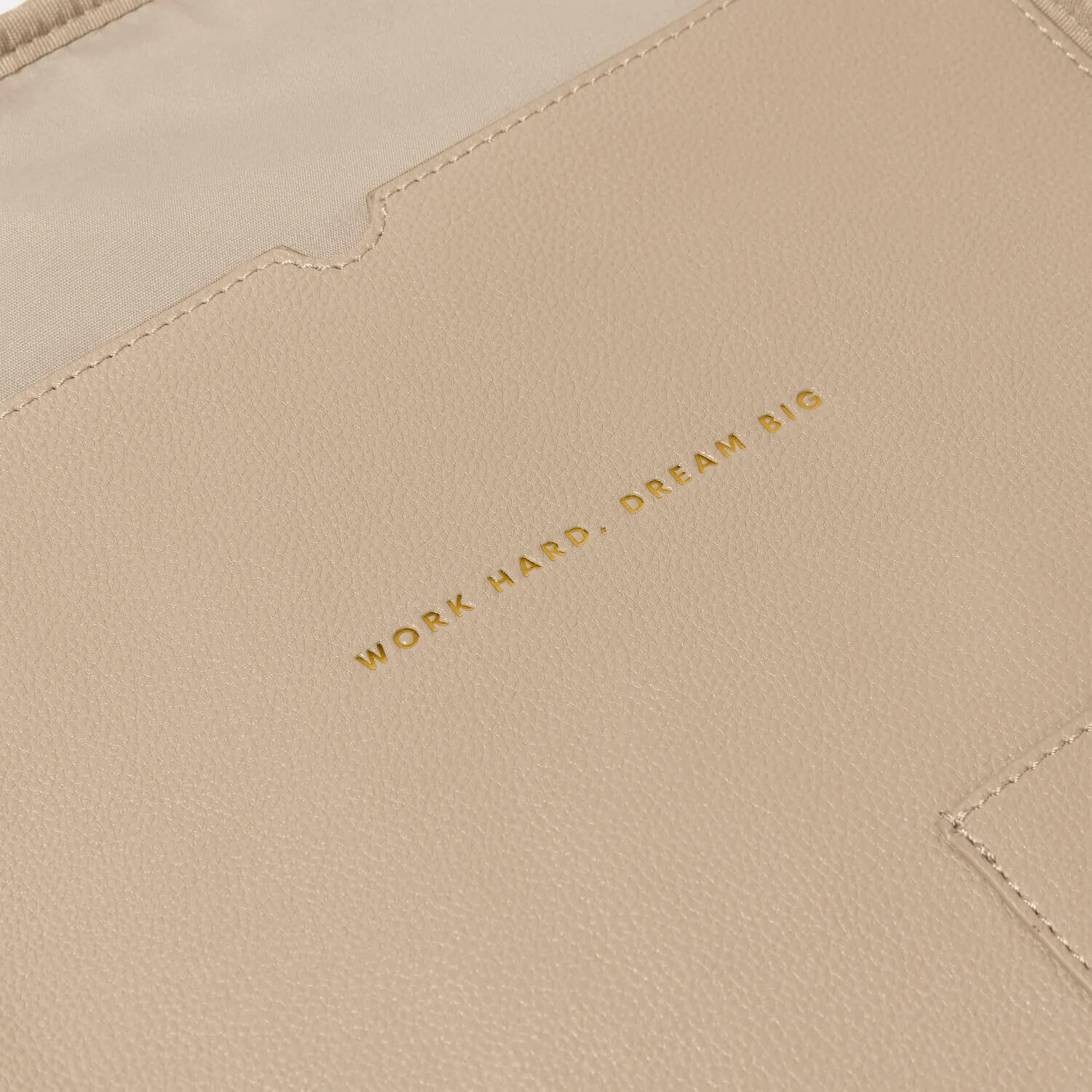 Katie Loxton Folio Laptop Case - Light Taupe