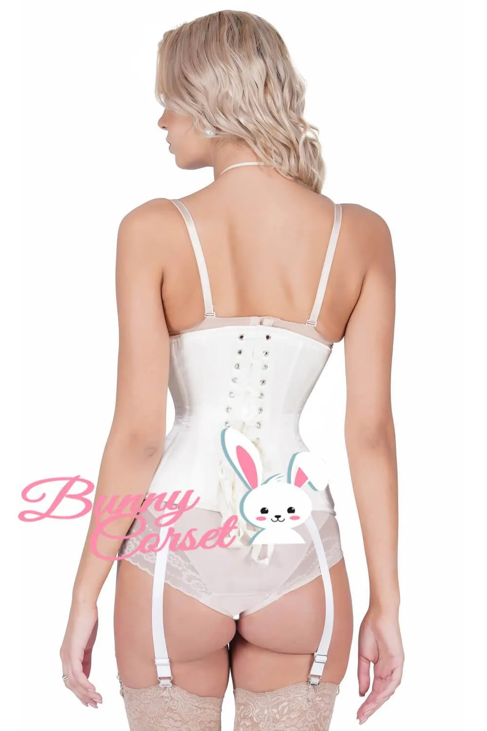 Kiara Curvy Satin Corset
