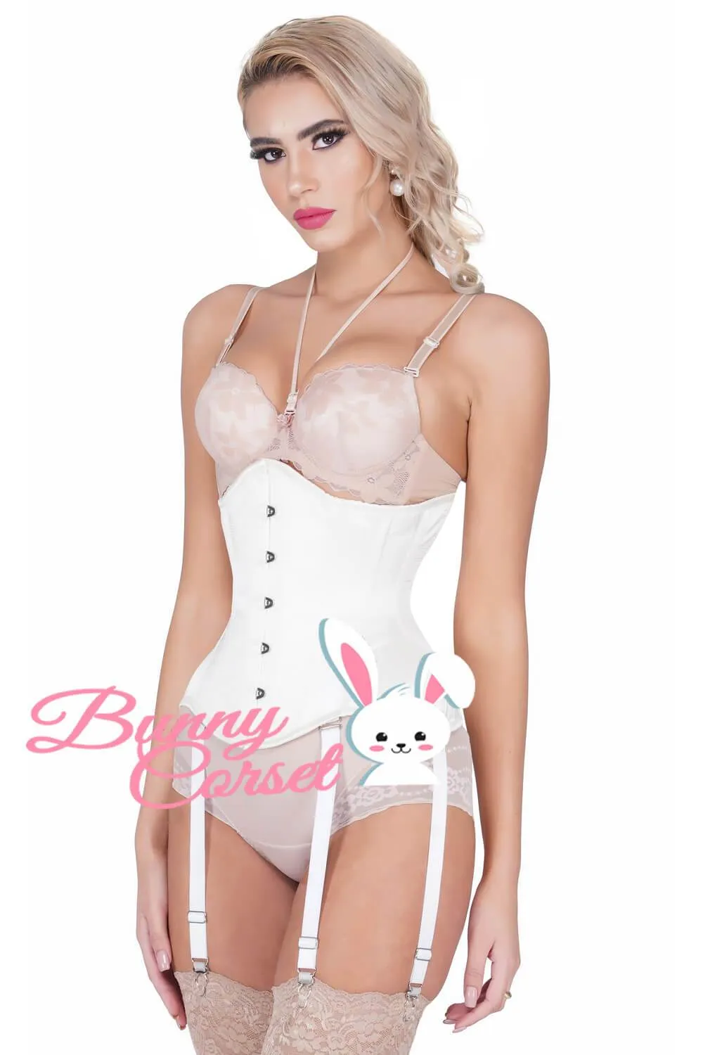 Kiara Curvy Satin Corset