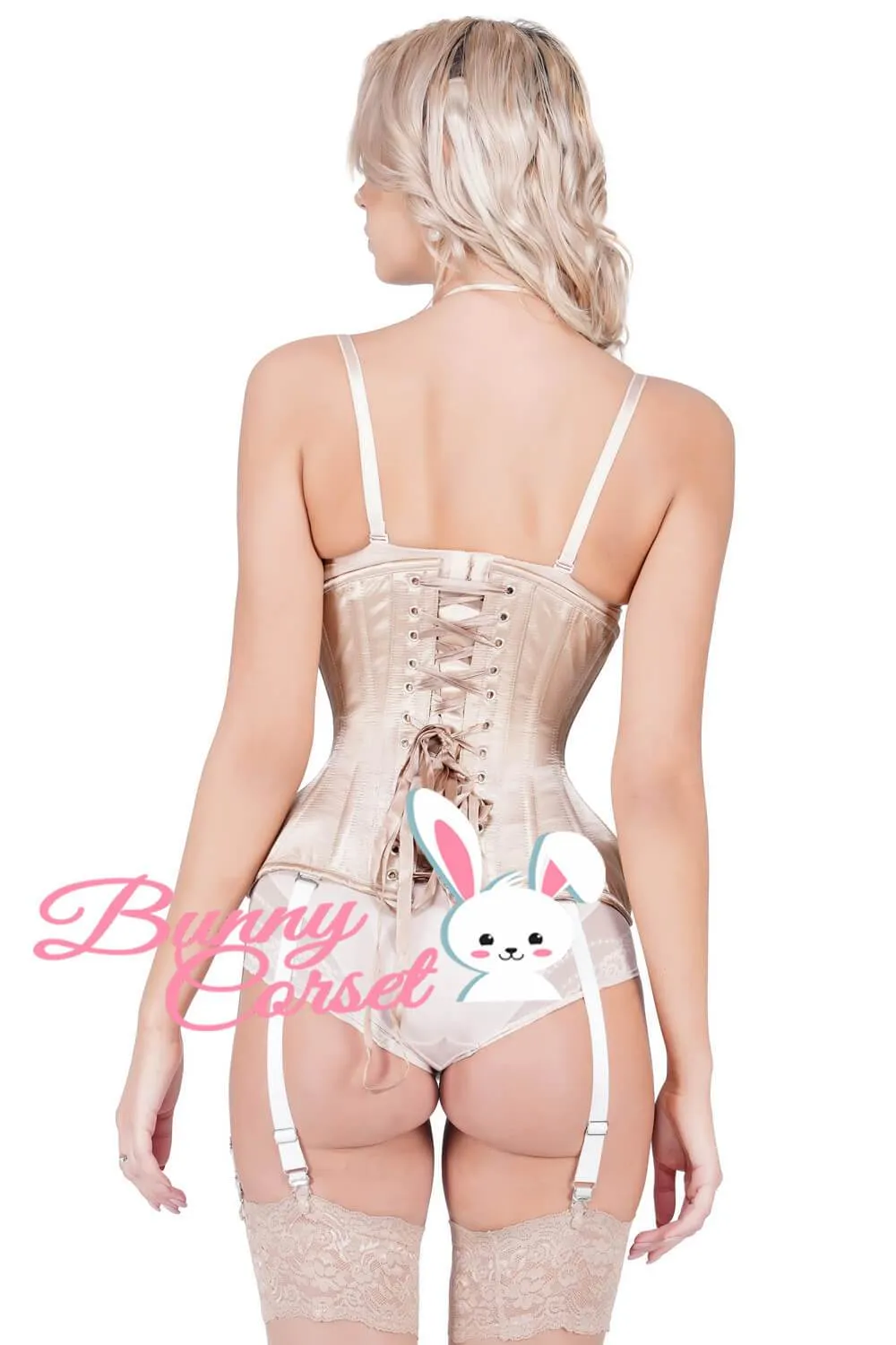 Kiara Curvy Satin Corset