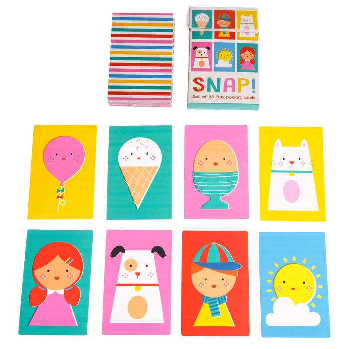 Kinderkartenspiel Snap
