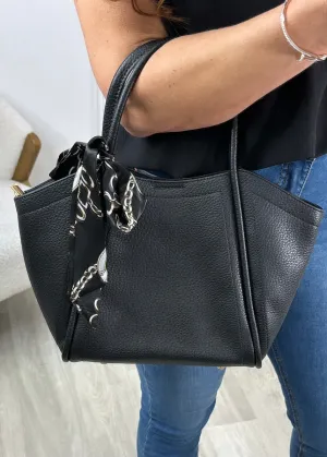 Kirby Black Tote Bag