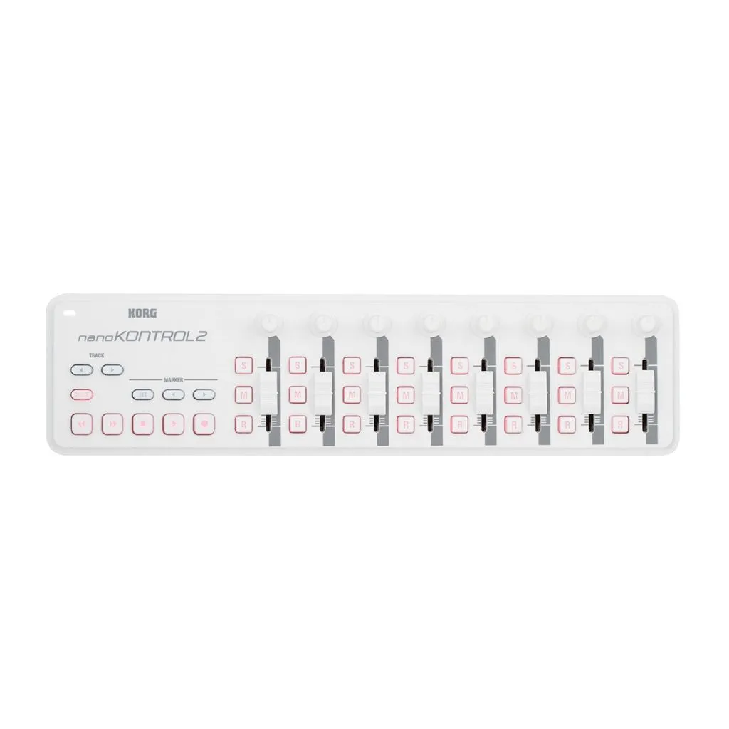 Korg nanoKONTROL 2 Compact USB Controller, White