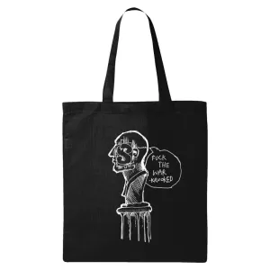 Krooked Tote Bag F.T.W. - Black / White