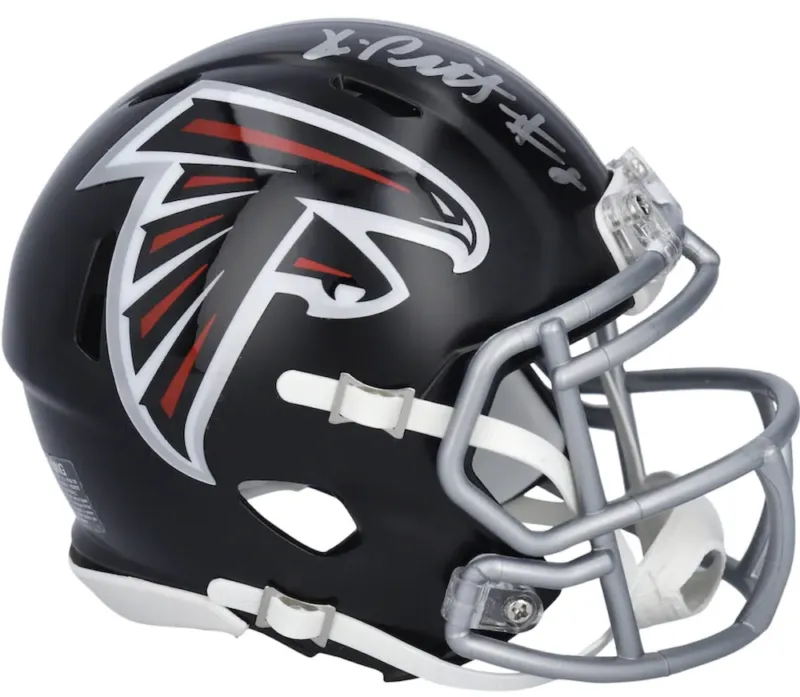 KYLE PITTS Autographed Atlanta Falcons Speed Mini Helmet FANATICS
