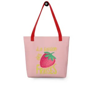 La Saison des Fraises - All-Over Print Tote Bag