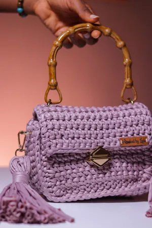 ‘Laolu’ Fling bag with double sided fringe