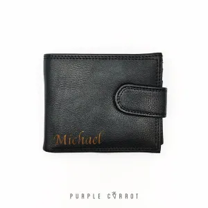 Laser Engraved Clip Wallet