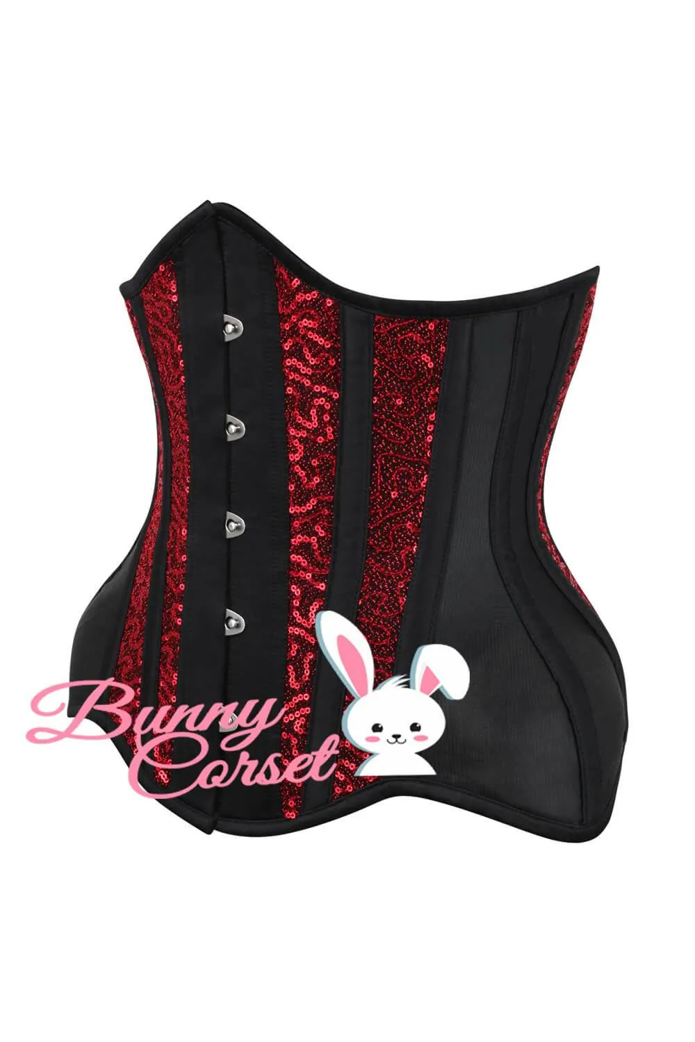 Launfal Couture Mesh Sequin Corset