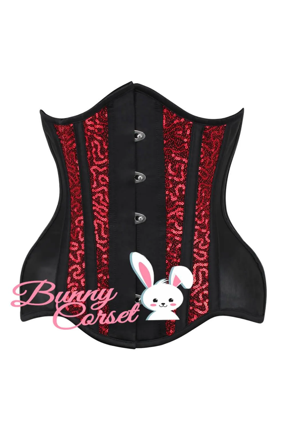 Launfal Couture Mesh Sequin Corset