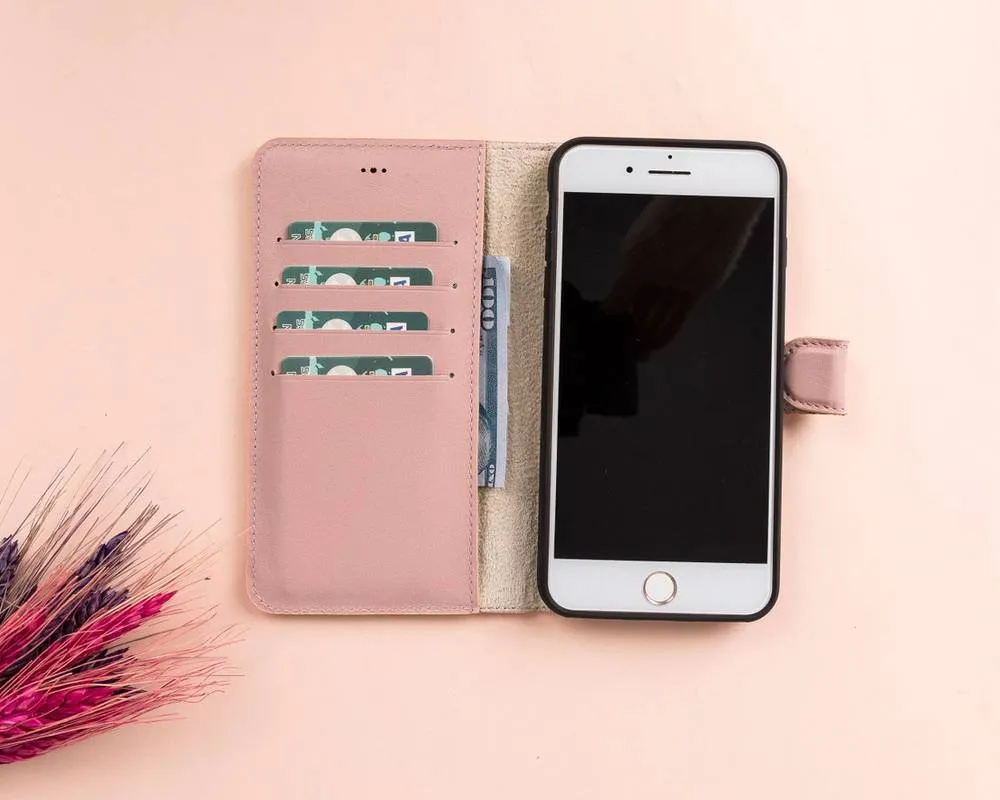 Leather Magnetic Detachable Wallet Case for iPhone 7 Plus /8 Plus