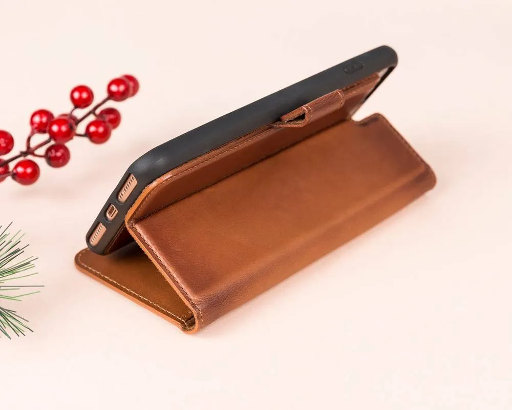 Leather Magnetic Detachable Wallet Case for iPhone 7 Plus /8 Plus
