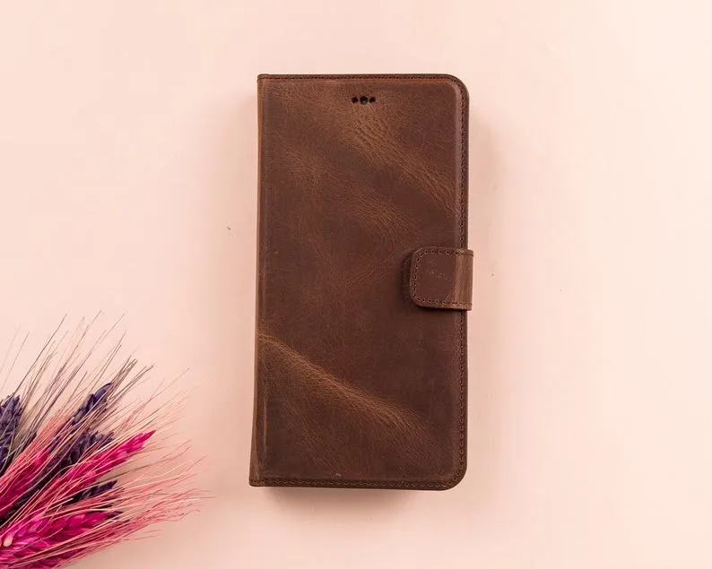Leather Magnetic Detachable Wallet Case for iPhone 7 Plus /8 Plus