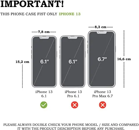 Leather Undetachable Case iPhone 13