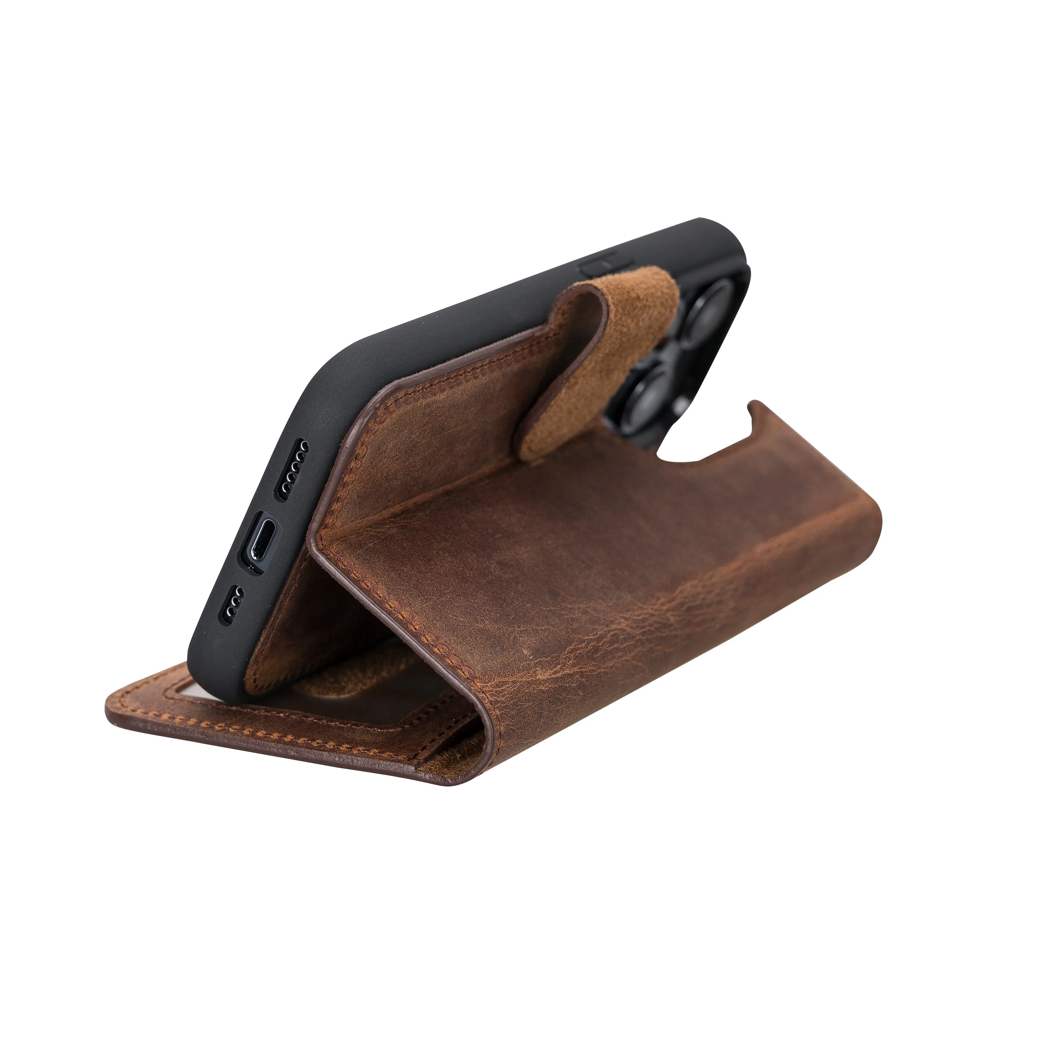 Leather Wallet Case for iPhone 14 Pro