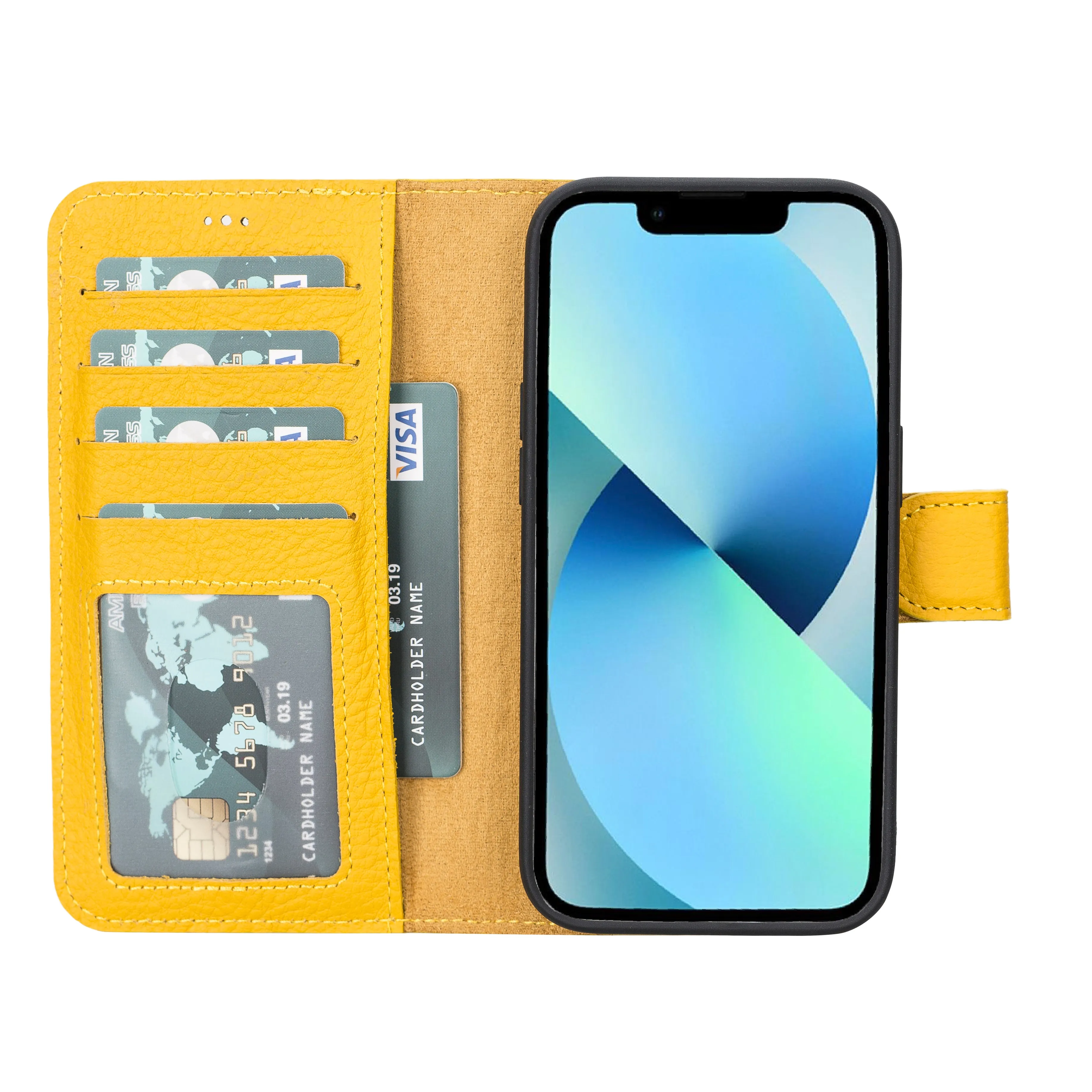 Leather Wallet Case for iPhone 14 Pro